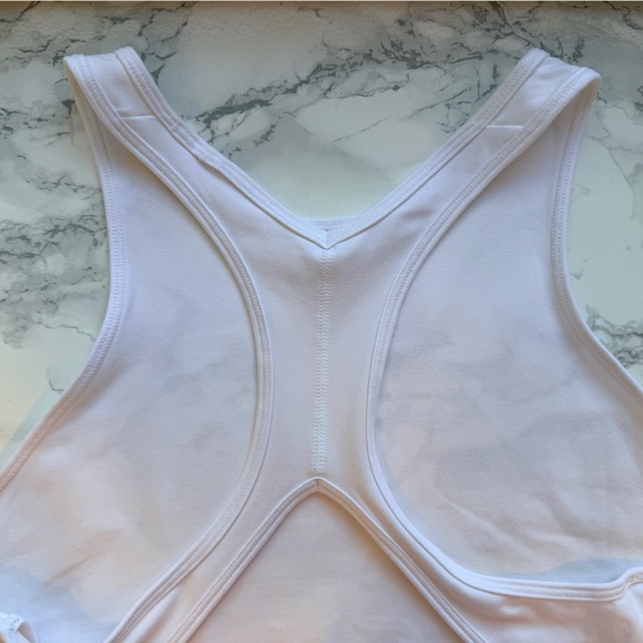 Athleta White Racerback Tank - Picture 2 of 6